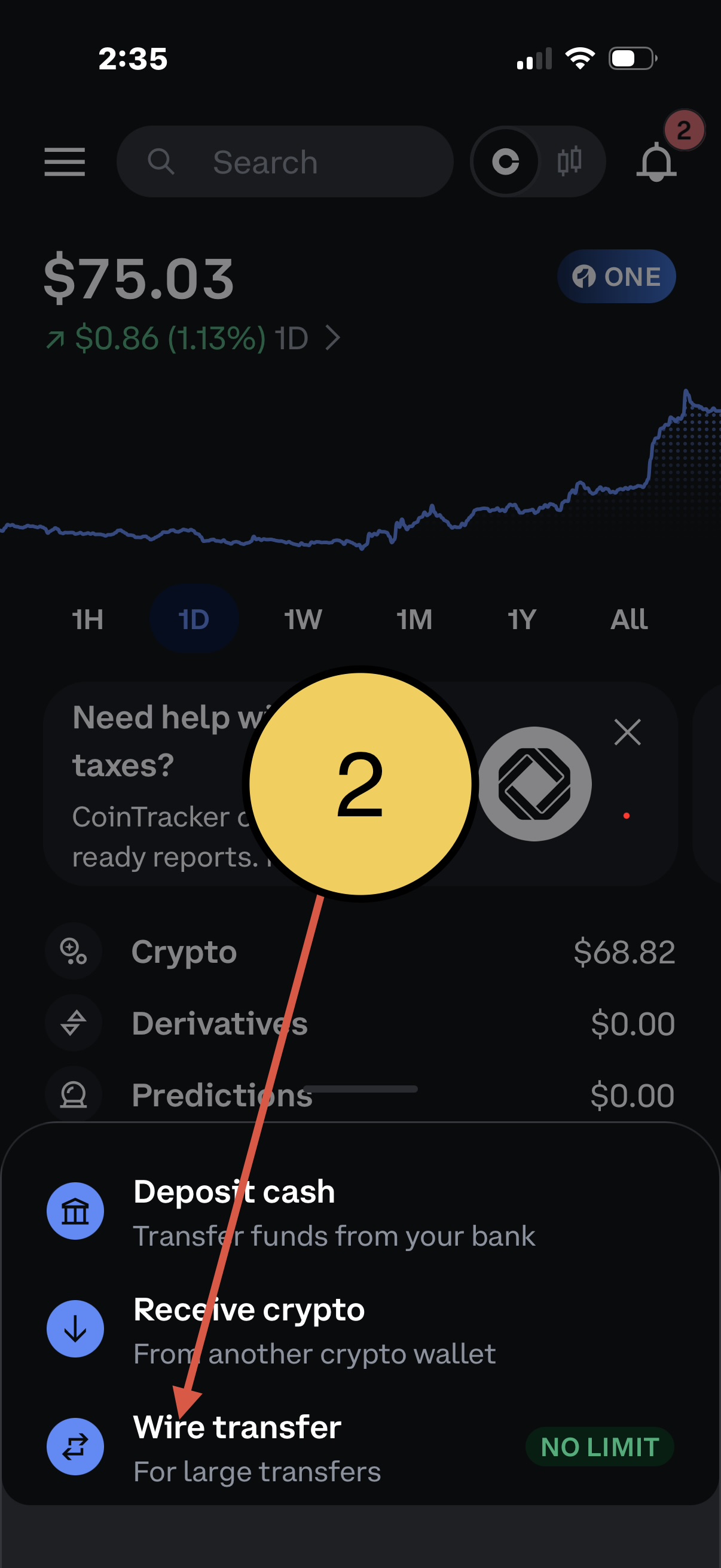 Step 2: Wire Transfer
